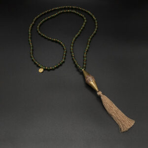 Brass Cone Jade 108